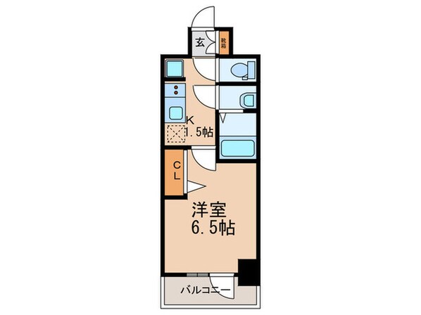 アステリ鶴舞ディオの物件間取画像